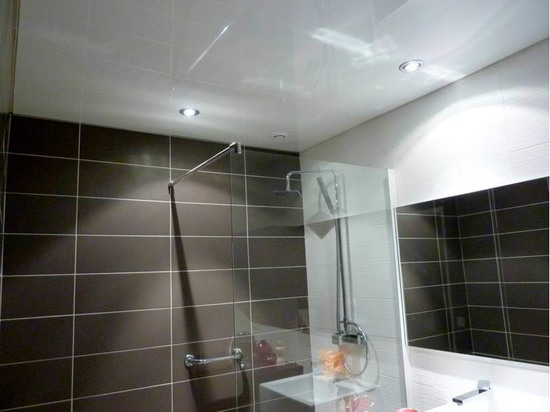 Какой натяжной потолок лучше выбрать для ванной комнаты?